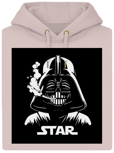 Darth Star unisex mikina premium Rose Chalk