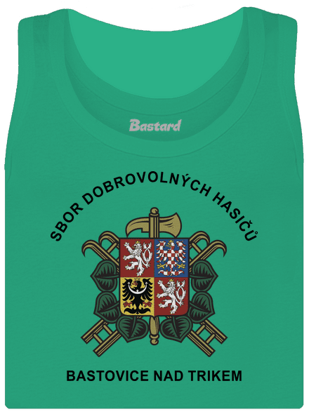 Sbor dobrovolných hasičů s vlastním erbem obce dámské tílko klasické Mint Mal