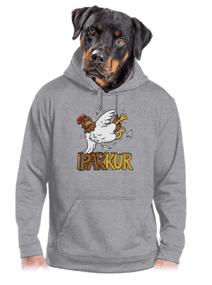 Parkur pánská mikina klokanka Light Melange