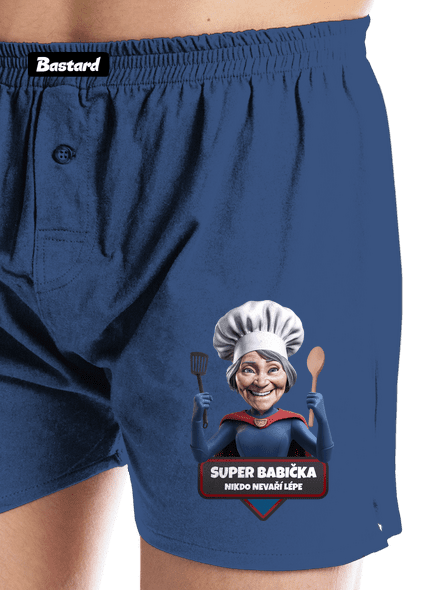 Super babička pánské trenky Blue