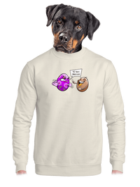 unisex mikina bez kapuce