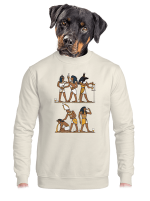 unisex mikina bez kapuce