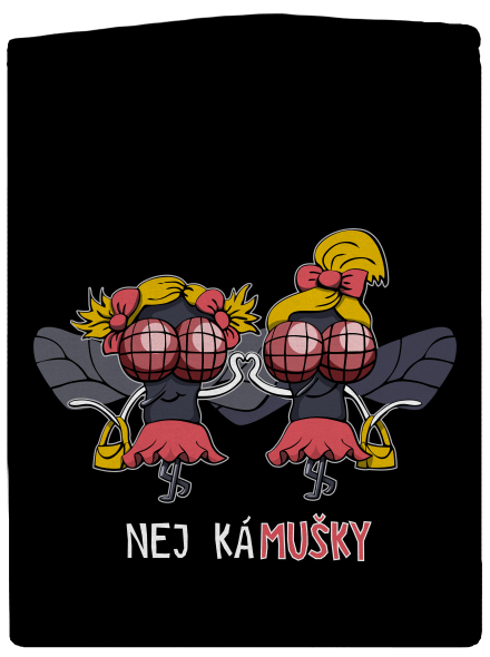 Nej kámušky dámská mikina na zip Black