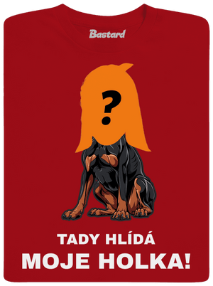 Tady hlídám já pánské tričko Red