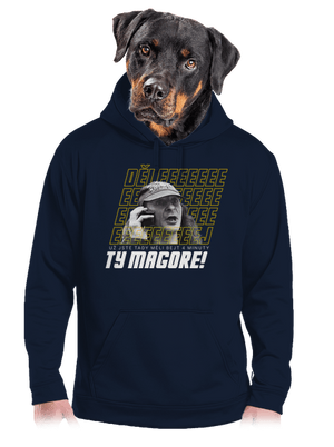 B18: Jiří Kára pánská mikina klokanka Navy