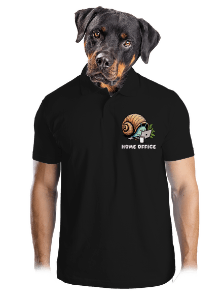 Šnekův home office pánská polokošile Black