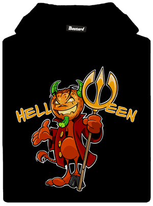 Helloween dětská mikina klokanka Black