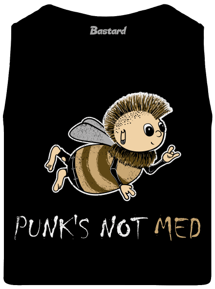 Punks Not Med pánské tílko Black