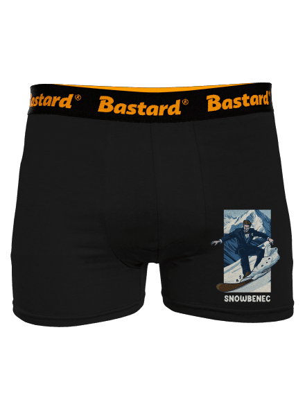 Snowbenec a snowbenka boxerky Black