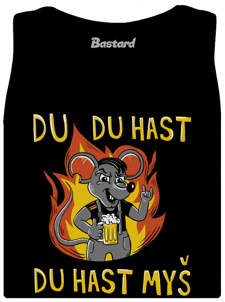 Du hast myš dámské tílko klasické Black