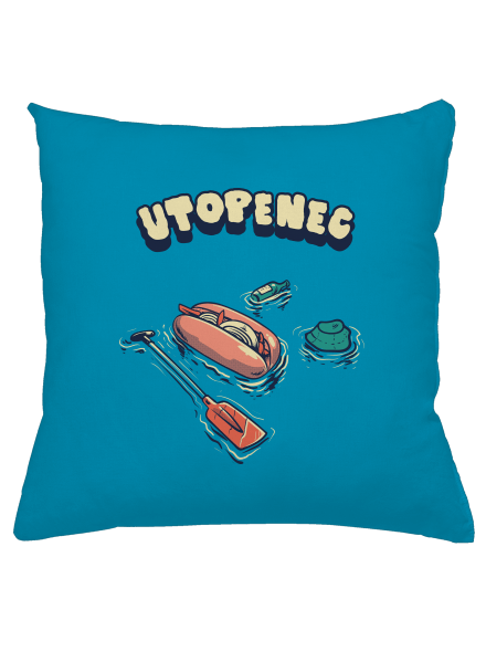 Utopenec polštář Blue Turquoise