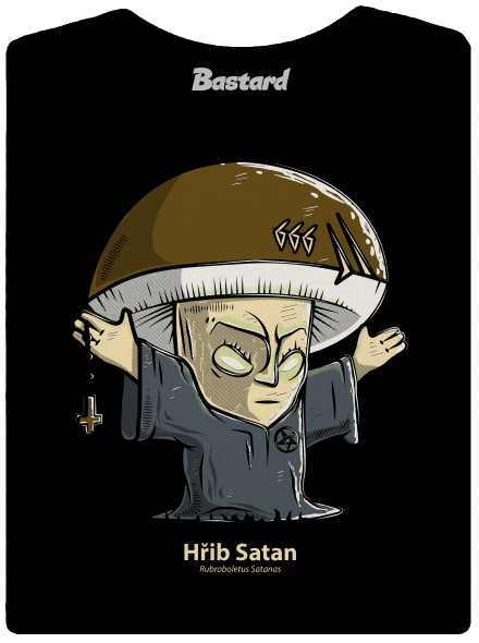 Hřib Satan dámské tričko Black