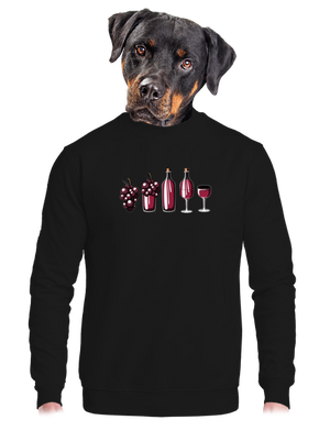 unisex mikina bez kapuce