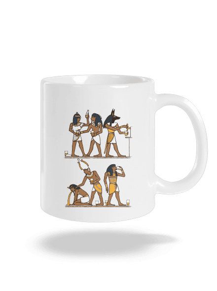 Egyptská párty klasický hrnek White