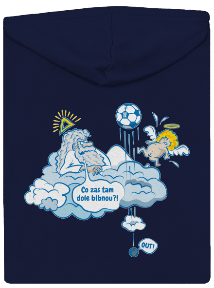 Out pánská mikina na zip Navy