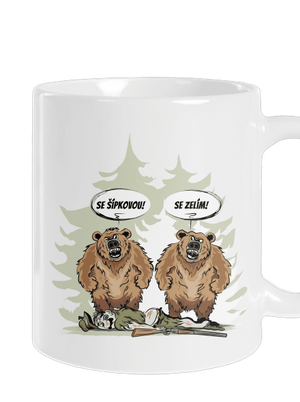 Medvědi klasický hrnek White