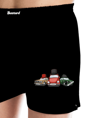 Tři veteráni pánské trenky Black