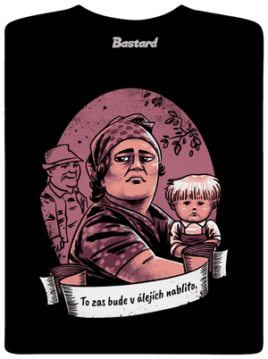 B14: Slavnosti sněženek pánské dlouhý rukáv Black