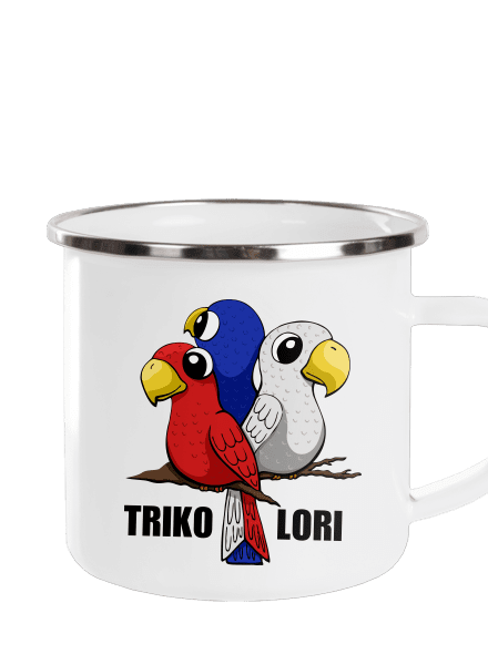 Trikolori plecháček White