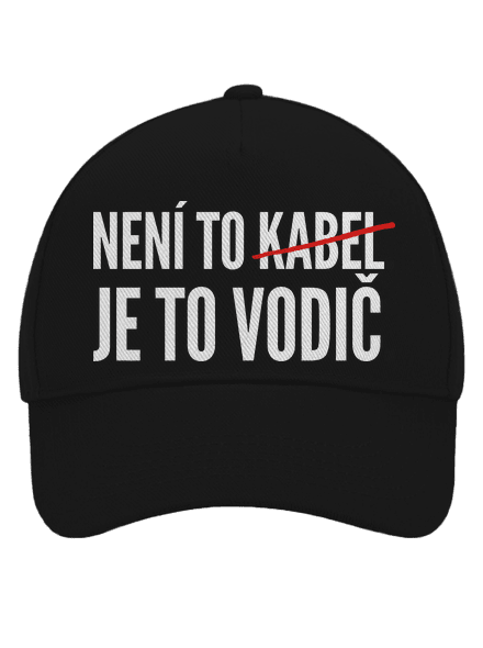 Je to vodič kšiltovka baseballka Black