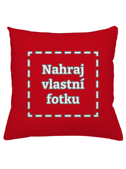 Vlastní potisk polštář Red