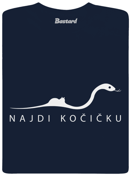 Najdi kočičku pánské tričko Navy