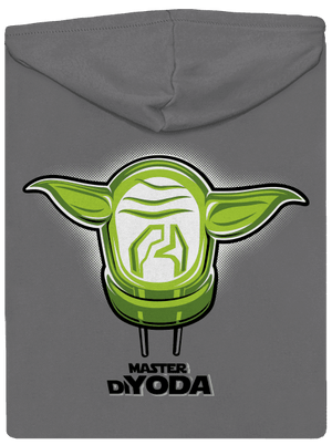 Mistr DiYoda dámská mikina na zip Steel Gray
