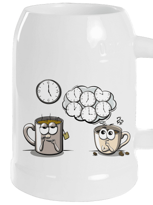 Čaj o páté, káva stále půllitr White