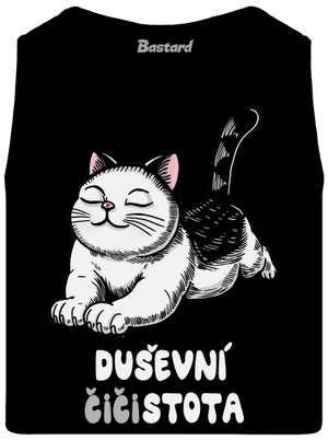 Duševní čistota pánské tílko Black