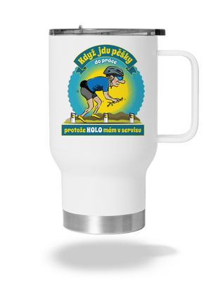 Závislost na kole termohrnek White