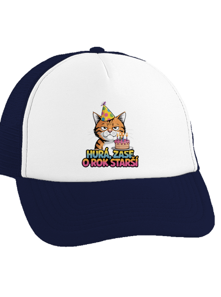 O rok starší kšiltovka truckerka French Navy cap