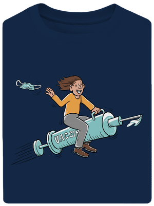 Osvobození unisex tričko oversized Midnight Blue