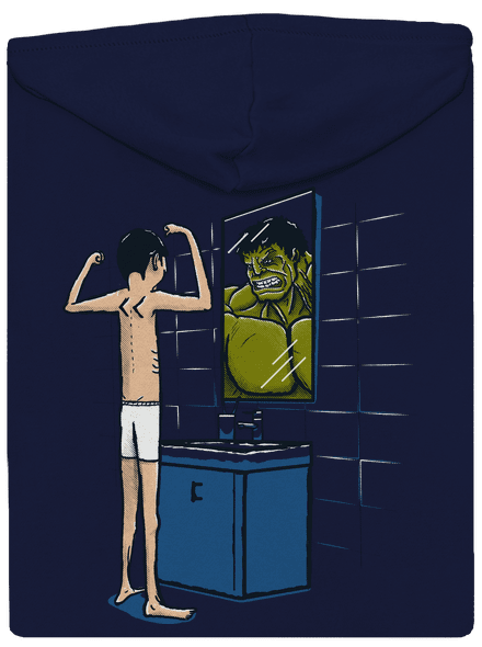 Hulk pánská mikina na zip Navy