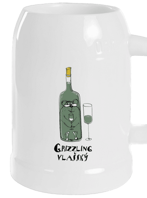 Grizzling Vlašský půllitr White