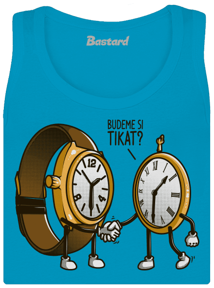 Tikání dámské tílko klasické Blue Atol