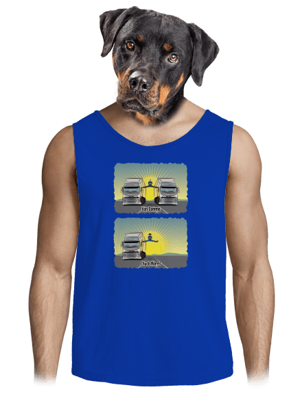 Chuck & Truck pánské tílko Royal Blue