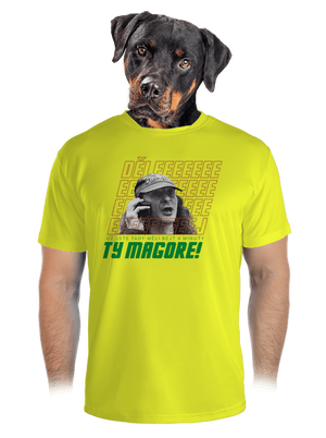 B18: Jiří Kára pánské sportovní tričko Neon Yellow