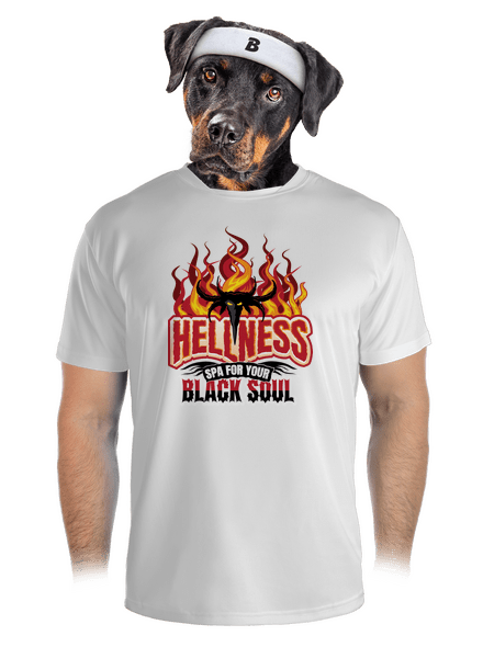 Hellness pánské sportovní tričko White