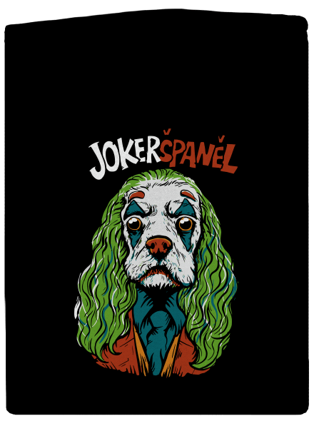 JokerŠpaněl dámská mikina na zip Black