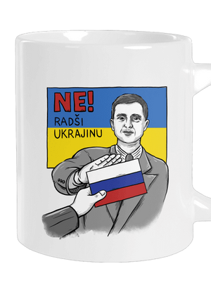 Ne! Radši Ukrajinu velký hrnek White