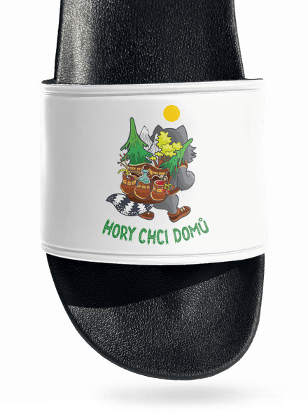 Hory chci domů pantofle White