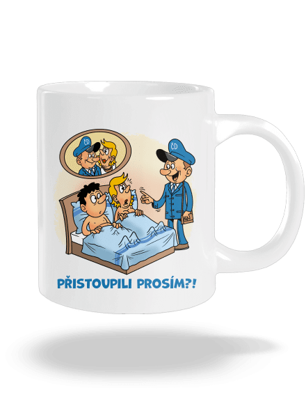 Přistoupili velký hrnek White