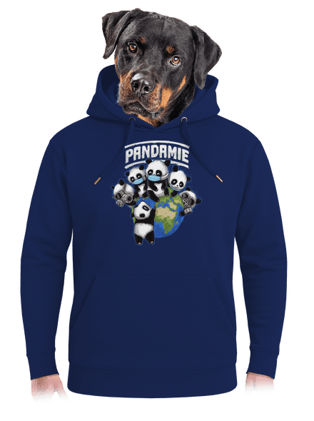 Pandamie unisex mikina premium Navy