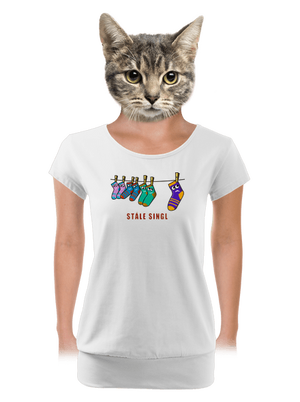 dámské tričko s lemem