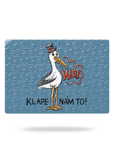 Klape nám to puzzle White