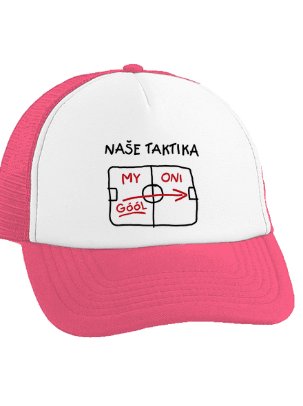 Naše taktika kšiltovka truckerka Fluorescent Pink cap