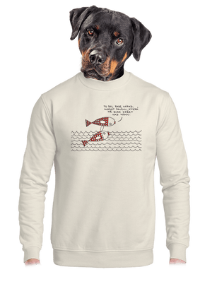 unisex mikina bez kapuce