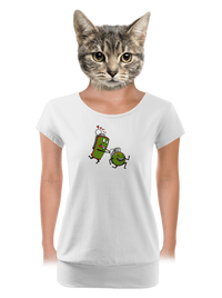 dámské tričko s lemem