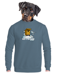 unisex mikina bez kapuce