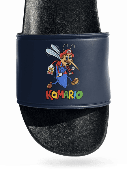 Komario pantofle Navy